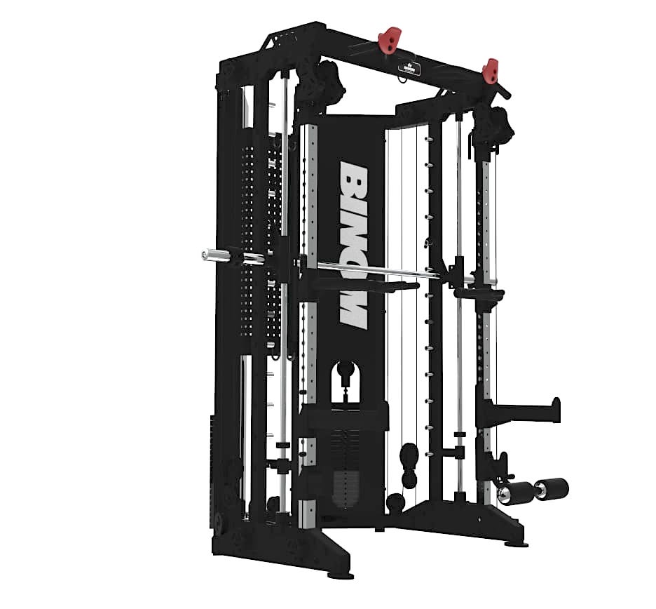 Multigym B17 90 Kg x 2 Multipower, Double Poulie, Bas et Accessoires